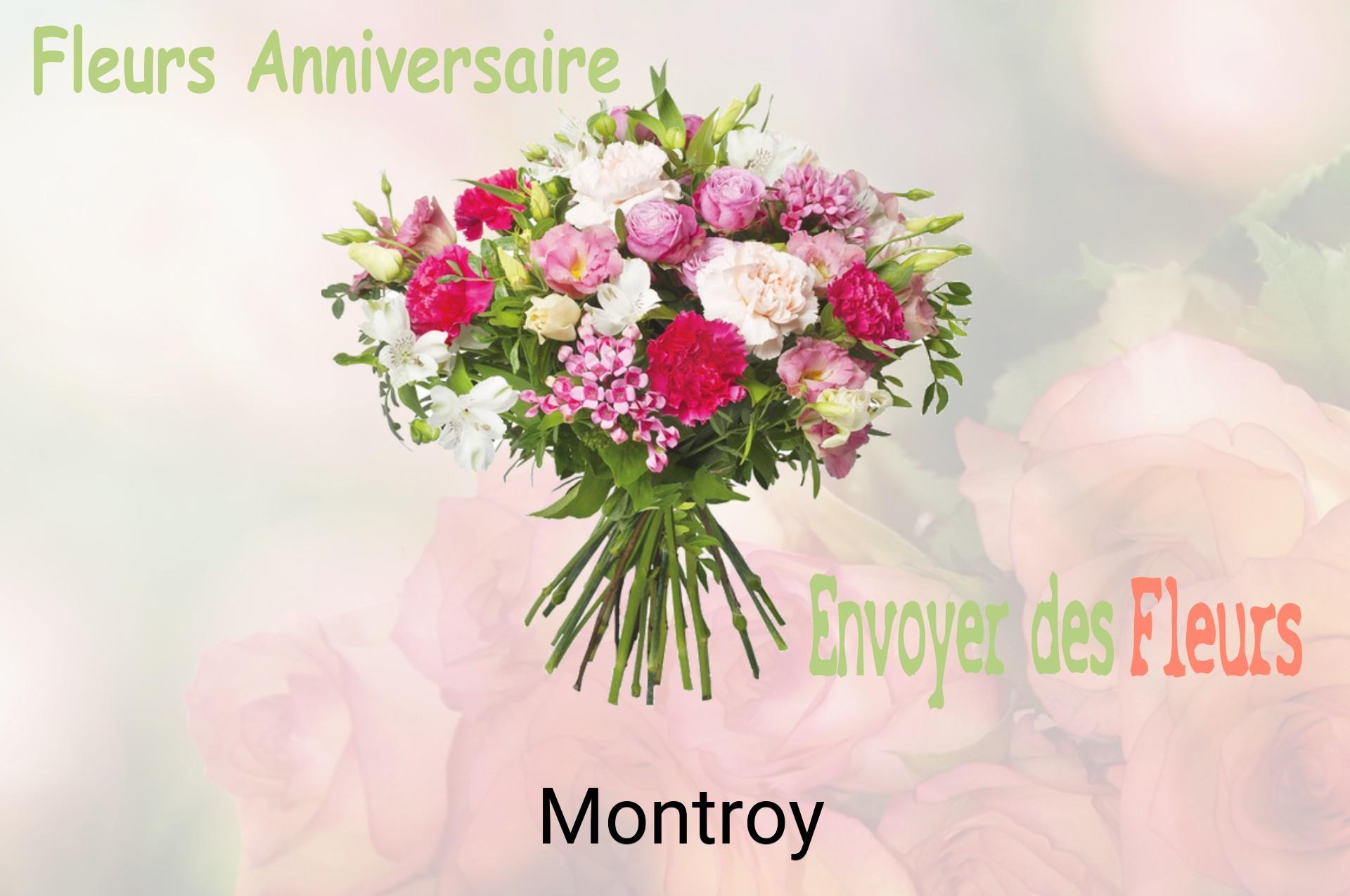 Bouquet de fleurs d’anniversaire livré à Montroy